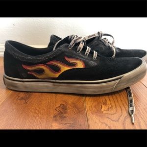 Palm Angels Distressed Flame Sneaker